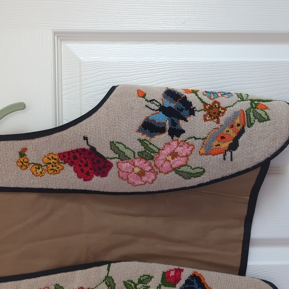 Vintage Floral Needlepoint Vest - Picture 3 of 9